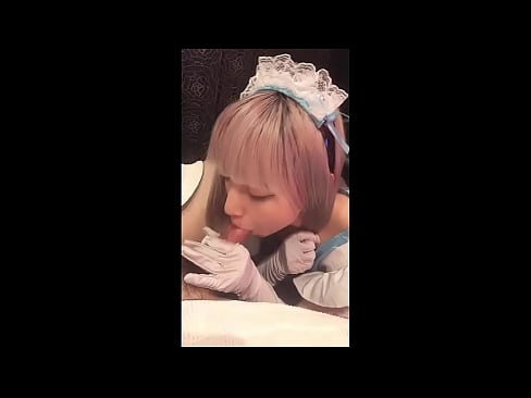 ❤️ Japonský idol [mayuka], kostým francúzskej slúžky, časť 1, fajčenie a honenie s pleťovým mliekom ❤❌ Porno na nás ️❤